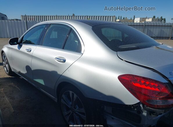 55SWF4JB8JU240835 2018 MERCEDES-BENZ C-CLASS Silver 