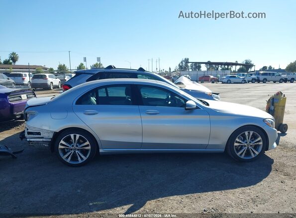 55SWF4JB8JU240835 2018 MERCEDES-BENZ C-CLASS Silver სალონის 360-გრადუსიანი ხედი