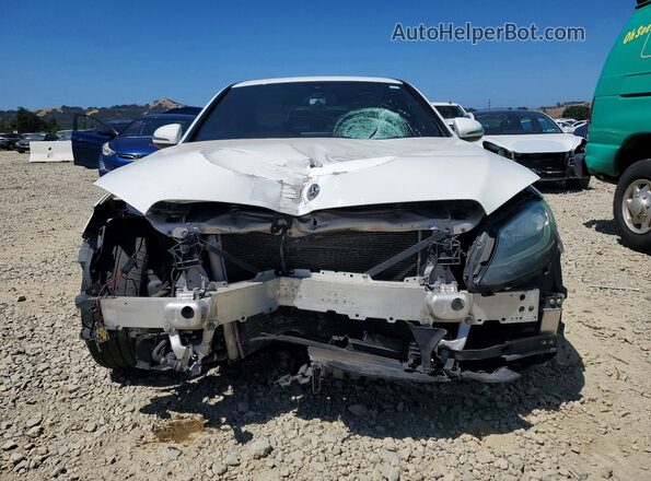 55SWF4JB8JU241175 2018 MERCEDES-BENZ C White Front view