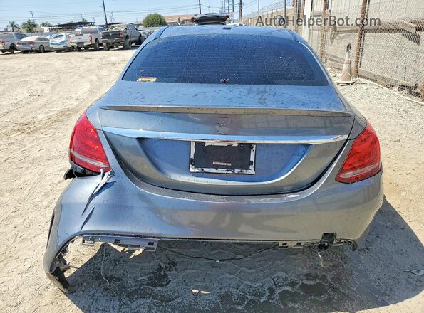 55SWF4JB8JU243752 2018 MERCEDES-BENZ C Gray Vista trasera