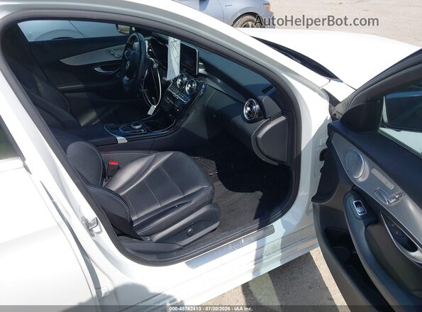 55SWF4JB8JU246375 2018 MERCEDES-BENZ C-CLASS White Front interior view