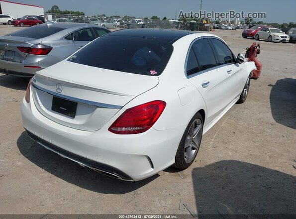 55SWF4JB8JU246375 2018 MERCEDES-BENZ C-CLASS White Rear right