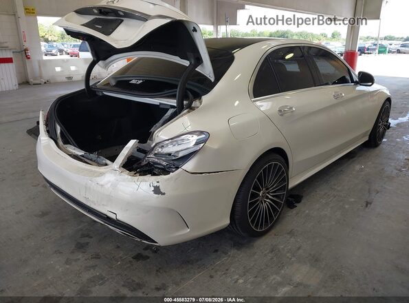55SWF4JB8JU246859 2018 MERCEDES-BENZ C-CLASS White Tył prawy
