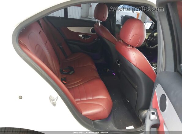55SWF4JB8JU246859 2018 MERCEDES-BENZ C-CLASS White Widok naklejki z numerem VIN