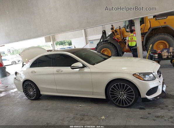 55SWF4JB8JU246859 2018 MERCEDES-BENZ C-CLASS White Widok wnętrza 360 stopni