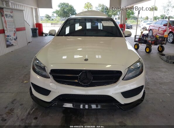 55SWF4JB8JU246859 2018 MERCEDES-BENZ C-CLASS White Widok wnętrza z tyłu