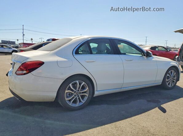 55SWF4JB8JU274869 2018 MERCEDES-BENZ C White Հետևի աջ