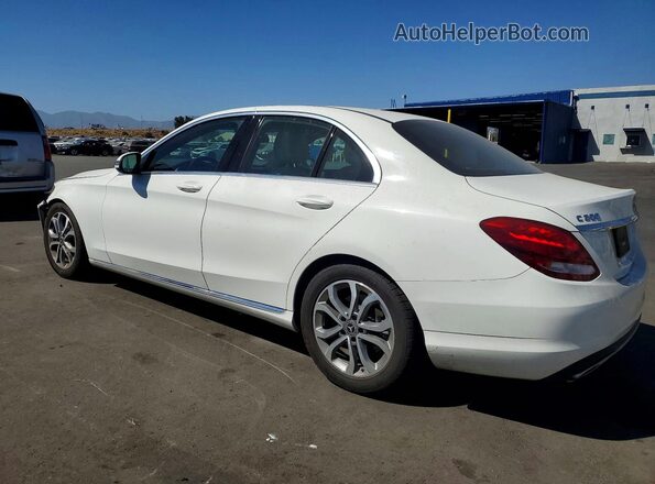 55SWF4JB8JU274869 2018 MERCEDES-BENZ C White Հետևի ձախ