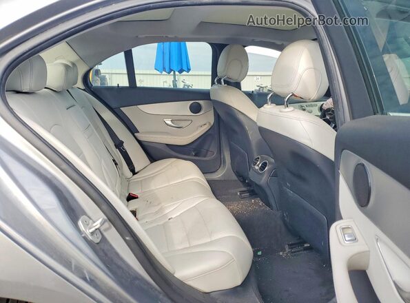 55SWF4JB9GU145581 2016 MERCEDES-BENZ C Серый Вид задних сидений