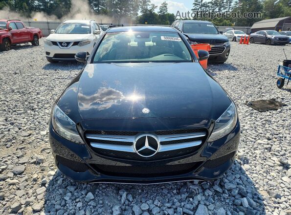 55SWF4JB9HU197231 2017 MERCEDES-BENZ C Black Widok z przodu