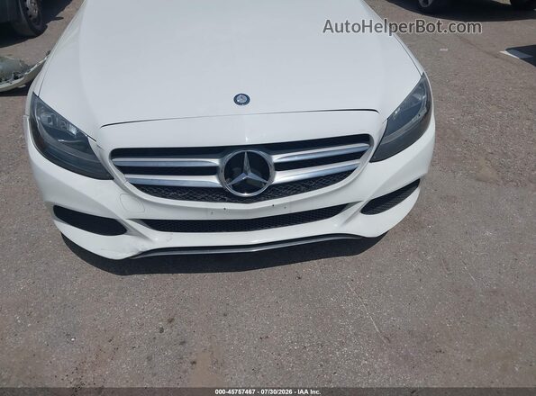 55SWF4JB9HU231362 2017 MERCEDES-BENZ C-CLASS White Front view