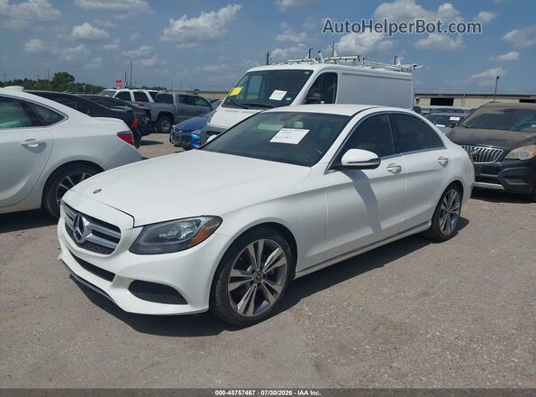 55SWF4JB9HU231362 2017 MERCEDES-BENZ C-CLASS White 360 interior view