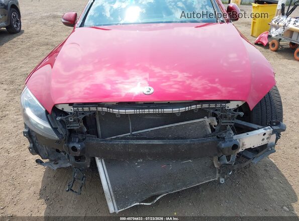 55SWF4JB9JU250158 2018 MERCEDES-BENZ C-CLASS Red 