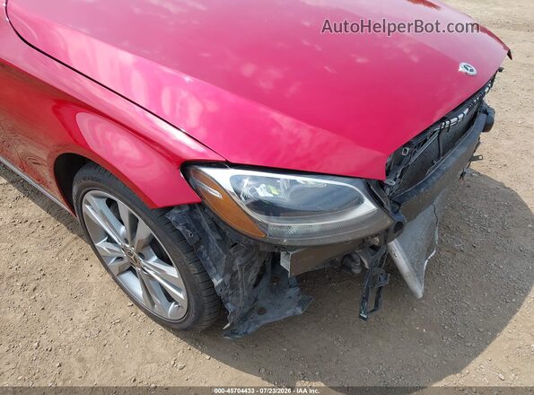 55SWF4JB9JU250158 2018 MERCEDES-BENZ C-CLASS Red 