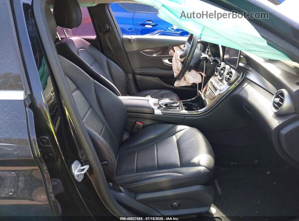 55SWF4JBXGU128630 2016 MERCEDES-BENZ C-CLASS Black წინა სალონის ხედი