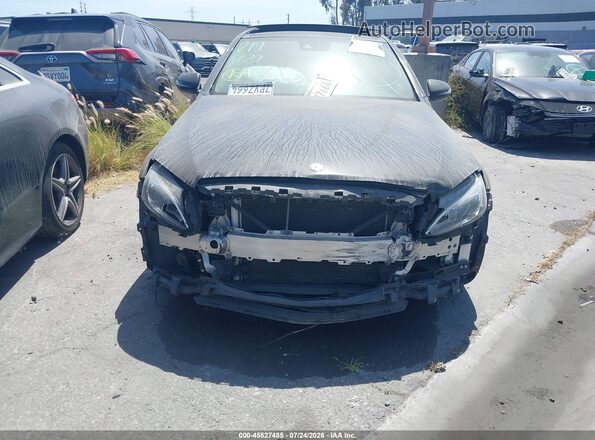55SWF4JBXGU128630 2016 MERCEDES-BENZ C-CLASS Black უკანა სალონის ხედი