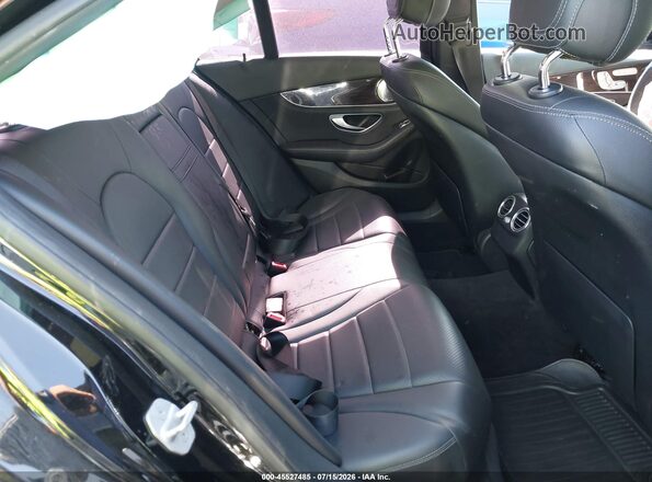 55SWF4JBXGU128630 2016 MERCEDES-BENZ C-CLASS Black VIN კოდის სტიკერის ხედი