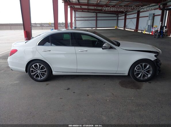 55SWF4JBXGU139806 2016 MERCEDES-BENZ C-CLASS White Vista interior de 360 grados