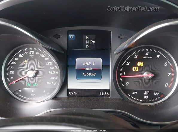 55SWF4JBXGU139806 2016 MERCEDES-BENZ C-CLASS White Vista de los asientos traseros