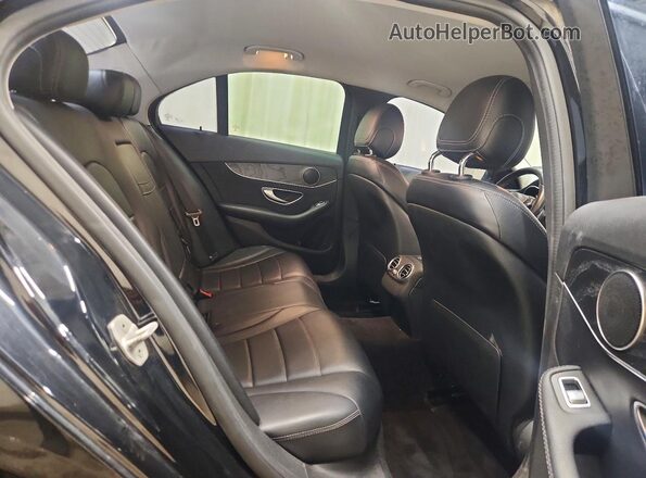 55SWF4JBXGU149624 2016 MERCEDES-BENZ C Black Հետևի նստատեղերի տեսք