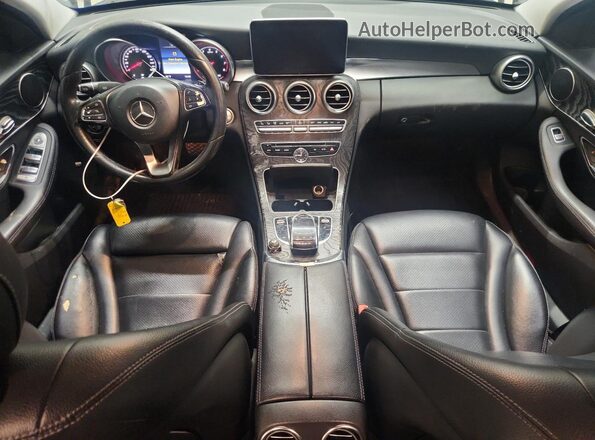 55SWF4JBXGU149624 2016 MERCEDES-BENZ C Black 