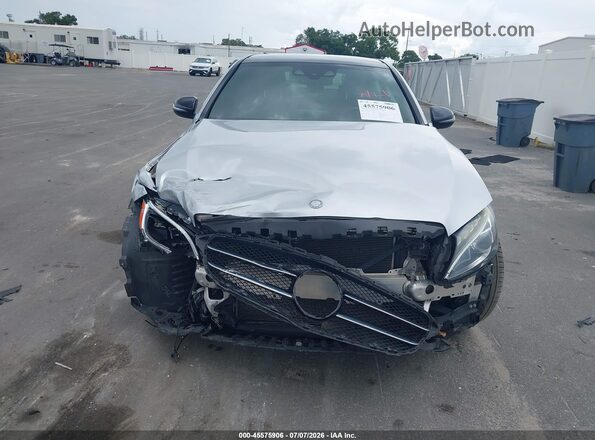 55SWF4JBXGU156606 2016 MERCEDES-BENZ C-CLASS Silver Սալոնի հետևի տեսք