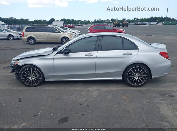 55SWF4JBXGU156606 2016 MERCEDES-BENZ C-CLASS Silver 
