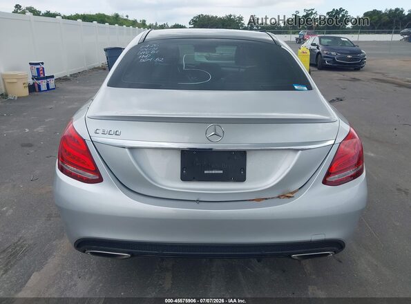 55SWF4JBXGU156606 2016 MERCEDES-BENZ C-CLASS Silver 