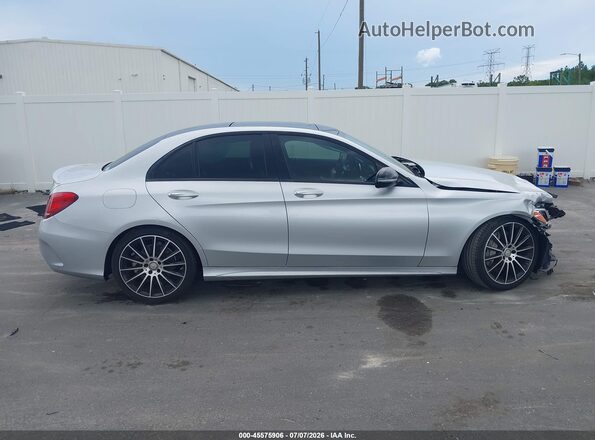 55SWF4JBXGU156606 2016 MERCEDES-BENZ C-CLASS Silver Սալոնի 360 աստիճան տեսք