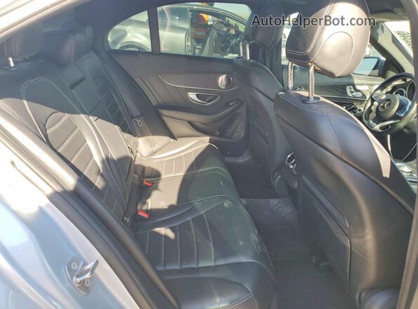 55SWF4JBXGU178458 2016 MERCEDES-BENZ C Серебряный Вид задних сидений