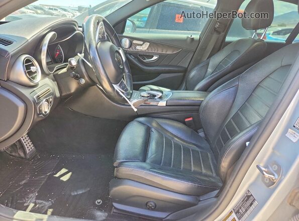 55SWF4JBXGU178458 2016 MERCEDES-BENZ C Серебряный Вид салона спереди