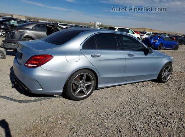 55SWF4JBXGU178458 2016 MERCEDES-BENZ C Серебряный Задняя правая четверть