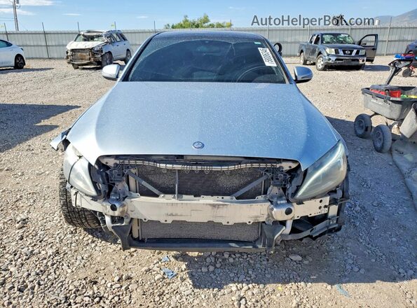 55SWF4JBXGU178458 2016 MERCEDES-BENZ C Серебряный Вид спереди