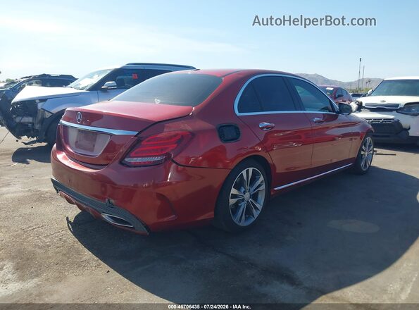 55SWF4JBXHU180941 2017 MERCEDES-BENZ C-CLASS Maroon Rear right