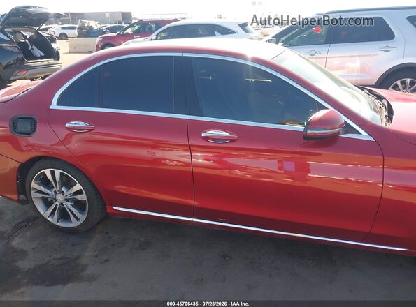55SWF4JBXHU180941 2017 MERCEDES-BENZ C-CLASS Maroon 360 interior view