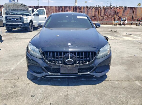 55SWF4JBXHU204574 2017 MERCEDES-BENZ C Black Vista frontal