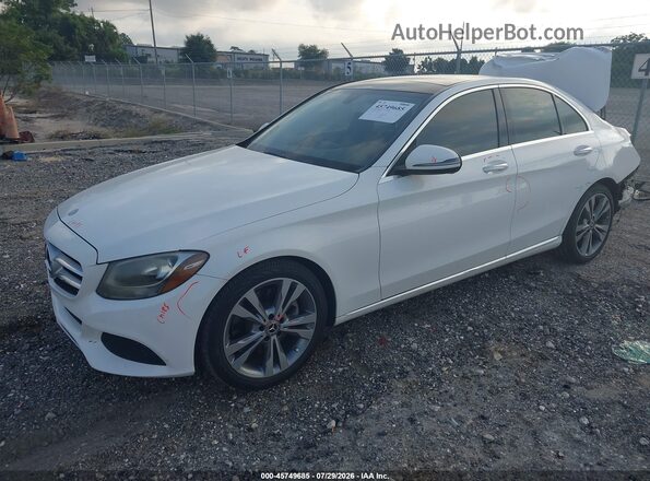 55SWF4JBXHU220077 2017 MERCEDES-BENZ C-CLASS White Front left