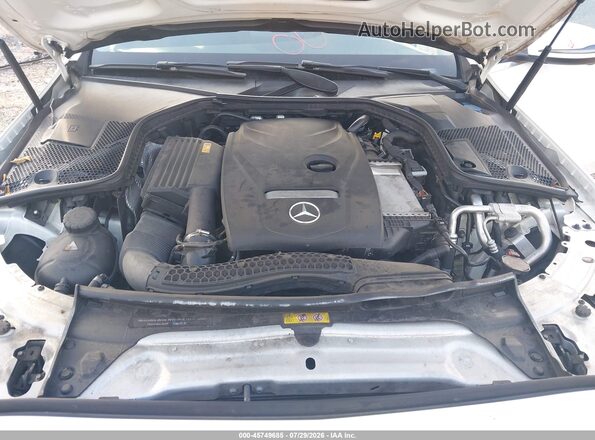 55SWF4JBXHU220077 2017 MERCEDES-BENZ C-CLASS White Rear view