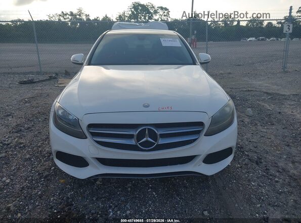 55SWF4JBXHU220077 2017 MERCEDES-BENZ C-CLASS White Instrument cluster view