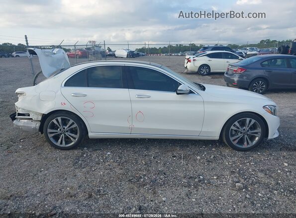 55SWF4JBXHU220077 2017 MERCEDES-BENZ C-CLASS White Rear interior view