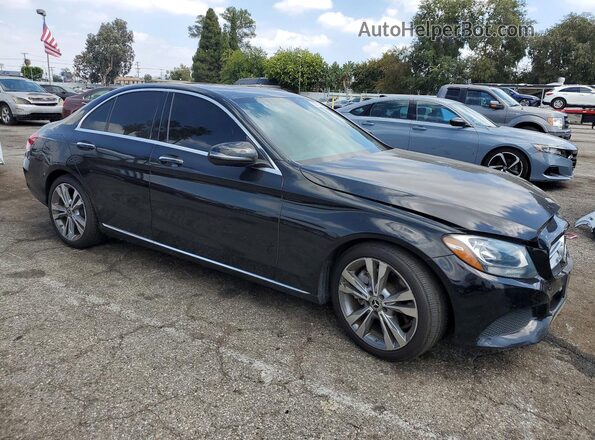 55SWF4JBXJU238231 2018 MERCEDES-BENZ C Black Przód prawy