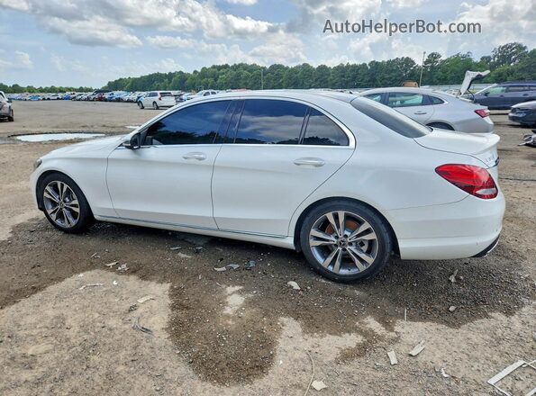 55SWF4JBXJU260794 2018 MERCEDES-BENZ C White უკანა მარცხენა