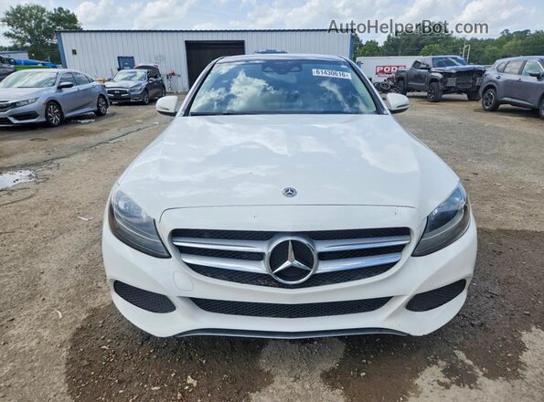 55SWF4JBXJU260794 2018 MERCEDES-BENZ C White წინა ხედი