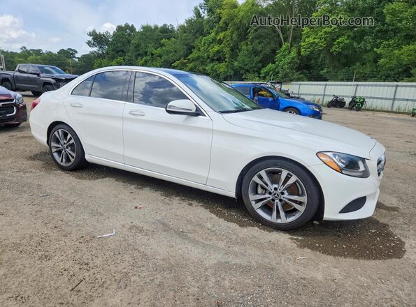 55SWF4JBXJU260794 2018 MERCEDES-BENZ C White წინა მარჯვენა