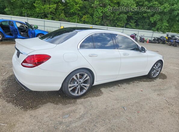 55SWF4JBXJU260794 2018 MERCEDES-BENZ C White უკანა მარჯვენა