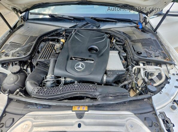 55SWF4JBXJU260794 2018 MERCEDES-BENZ C White უკანა სალონის ხედი