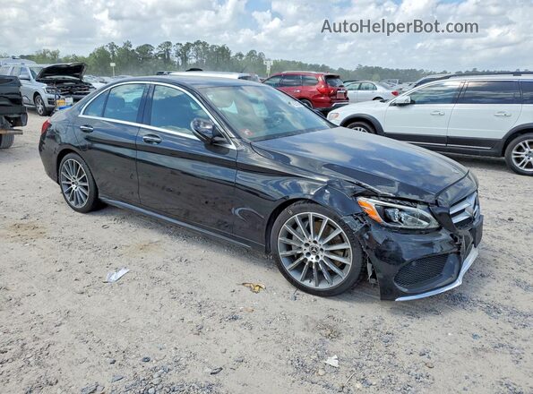 55SWF4JBXJU266756 2018 MERCEDES-BENZ C Black Առջևի աջ