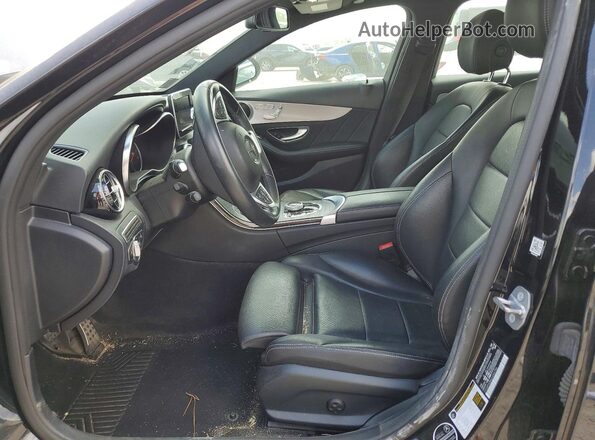 55SWF4JBXJU266756 2018 MERCEDES-BENZ C Black Սալոնի դիմացի տեսք