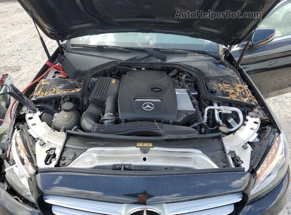 55SWF4JBXJU266756 2018 MERCEDES-BENZ C Black Սալոնի հետևի տեսք