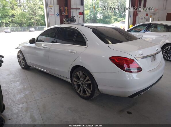 55SWF4JBXJU270340 2018 MERCEDES-BENZ C-CLASS White Задня ліва чверть
